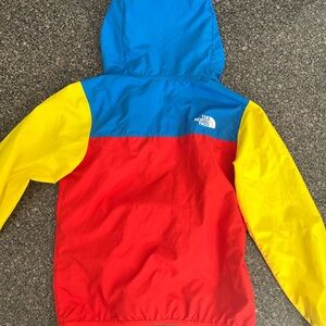 North face wind breaker!! Fun bright colors